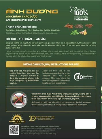  Gối Chườm Thảo Dược Ánh Dương 