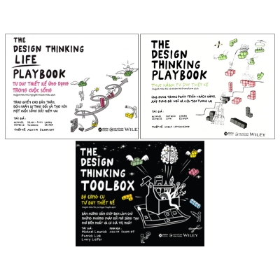  Combo 3 Quyển The Design Thinking: Bộ Công Cụ Tư Duy Thiết Kế+Thực Hành Tư Duy Thiết Kế+Tư Duy Thiết Kế Ứng Dụng 