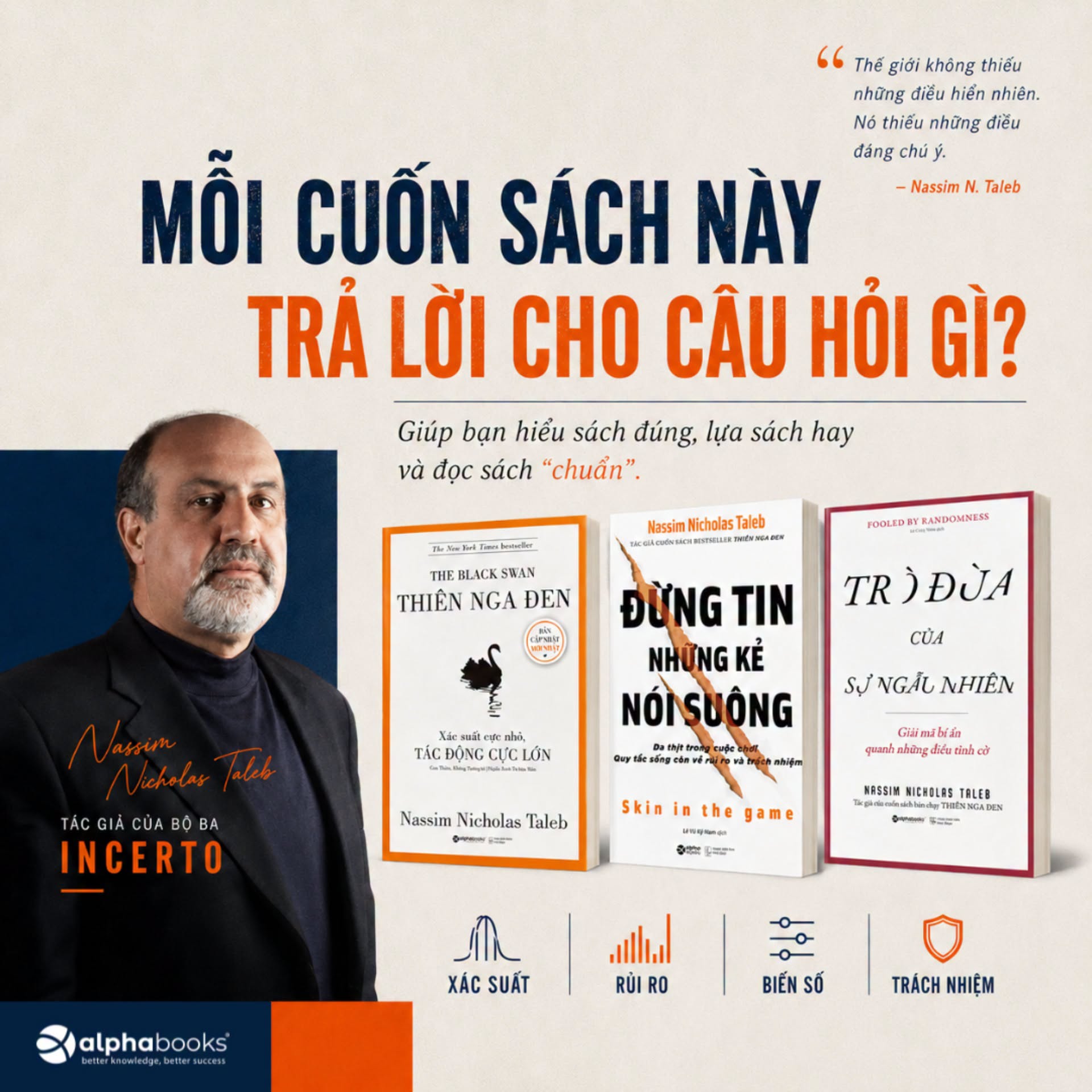  Combo sách kinh điển về Rủi ro và tư duy 