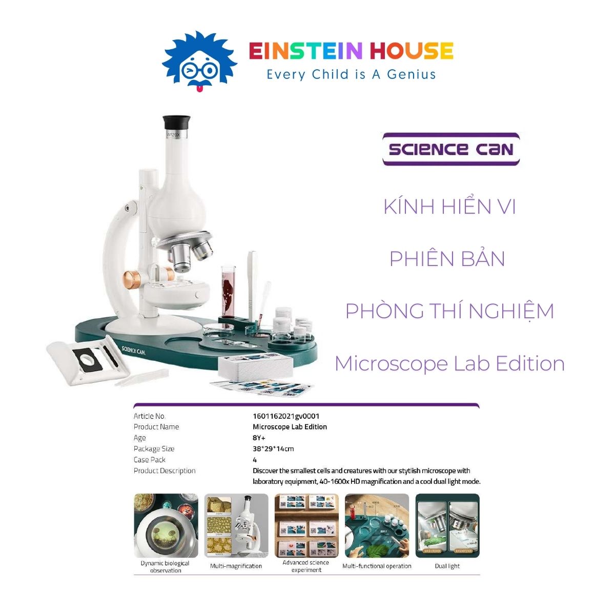  Kính Hiển Vi Phiên Bản Phòng Thí Nghiệm - Science Can 