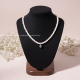  Chuỗi ngọc trai nước ngọt Freshwater Bell Drop charm chuông thanh lịch | Cáo Bạc 