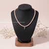 Chuỗi ngọc trai nước ngọt Freshwater Monogram Muse chữ đính đá | Cáo Bạc