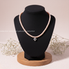 Chuỗi ngọc trai nước ngọt Freshwater Tiny Heart charm bạc | Cáo Bạc