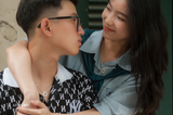  Dây chuyền đôi bạc Việt Nam mặt tròn tối giản đính đá | Cáo Bạc 