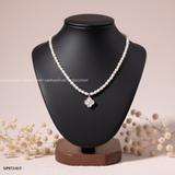  Chuỗi ngọc trai Freshwater White Twisty Bloom mặt hoa xoắn thanh lịch | Cáo Bạc 