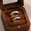 Nhẫn đôi bạc Việt Nam Darling Couple Rings (155) trơn cổ điển comfort-fit | Cáo Bạc