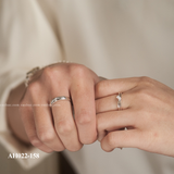  Nhẫn đôi bạc ta Lilac Couple Rings (158) 