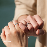  Nhẫn đôi bạc ta Handcuff Couple Rings (165) 
