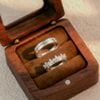 Nhẫn đôi bạc Việt Nam Crown Couple Rings (308) vương miện đính đá | Cáo Bạc