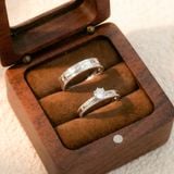  Nhẫn đôi bạc Việt Nam Promise Couple Rings viền khắc tinh tế sang trọng | Cáo Bạc 