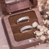  Lẻ nữ nhẫn đôi bạc ta Couple Rings (331) 