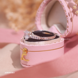  Nhẫn bạc Việt Nam ổ đá sáu chấu cạnh cao bốn đá thanh lịch | Cáo Bạc 