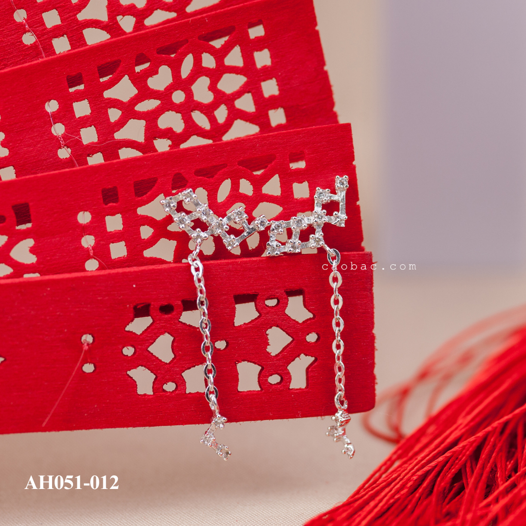  Khuyên bạc ta chòm sao dây dài 