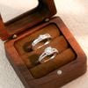 Nhẫn đôi bạc Việt Nam Circle Rings Couple (145) tinh tế thanh lịch | Cáo Bạc