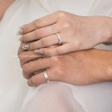  Lẻ nam nhẫn đôi bạc ta Couple Rings (304) 