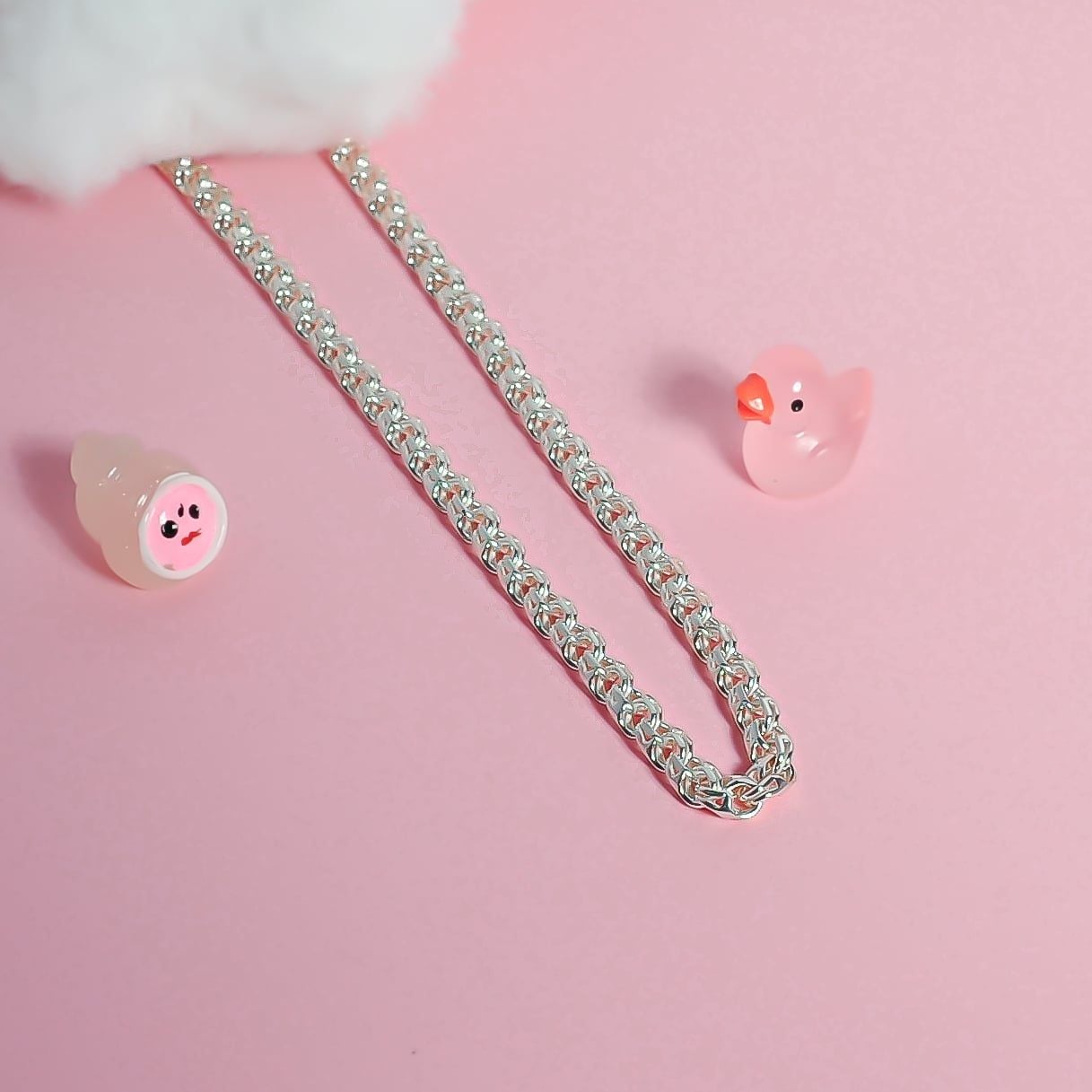  Dây chuyền rời bạc Việt Nam trẻ em mắt mo kép tinh tế khắc tên | Cáo Bạc 