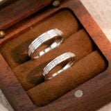  Nhẫn đôi bạc Việt Nam Muscae Couple Rings thiết kế tối giản tinh tế | Cáo Bạc 