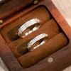 Nhẫn đôi bạc Việt Nam Muscae Couple Rings thiết kế tối giản tinh tế | Cáo Bạc