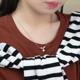  Dây chuyền bạc Việt Nam ngọc trai Freshwater Crown Sparkle chùm đá trắng tinh tế | Cáo Bạc 