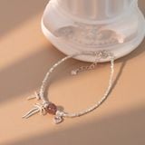  Lắc tay bạc Việt Nam Personal Bloom charm nơ chữ tim đính đá | Cáo Bạc 