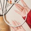Kiềng cổ bạc Việt Nam Xuân Sắc thiết kế tinh tế thanh lịch | Cáo Bạc