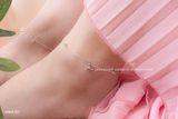  Lắc chân bạc Việt Nam Bow Tie nơ thanh lịch nữ tính | Cáo Bạc 