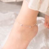  Lắc chân bạc Việt Nam charm bướm tinh xảo nữ tính ngọt ngào | Cáo Bạc 