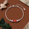 Lắc tay bạc Việt Nam Hòa Bình charm chim bồ câu ý nghĩa tinh tế | Cáo Bạc