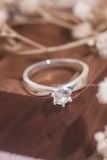  Lẻ nữ nhẫn đôi bạc ta Couple Rings (310) 