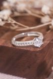  Lẻ nữ nhẫn đôi bạc ta Couple Rings (307) 