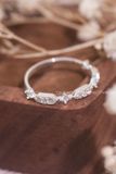  Lẻ nữ nhẫn đôi bạc ta Couple Rings (323) 