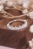Lẻ nữ nhẫn đôi bạc ta Diamond Crown Couple Rings (300)