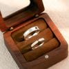 Nhẫn đôi bạc Việt Nam Karina Couple Rings đính đá CZ tinh tế | Cáo Bạc