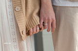  Nhẫn đôi bạc Việt Nam Karina Couple Rings đính đá CZ tinh tế | Cáo Bạc 