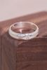 Lẻ nam nhẫn đôi bạc ta Diamond Crown Couple Rings (300)
