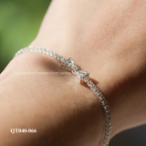  Lắc tay nơ mini full đá dây rút 
