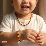  Set chuỗi hổ phách tự nhiên cho bé | Cáo Bạc 