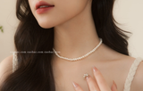  Chuỗi ngọc trai Freshwater 3 li choker thanh mảnh trẻ trung | Cáo Bạc 