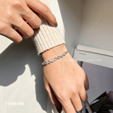  Lắc tay bạc ta chuỗi tim đá tim phay 