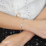  Lắc tay bạc ta thanh bạc khắc tên 