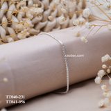 Lắc tay bạc ta sợi xoắn chập 