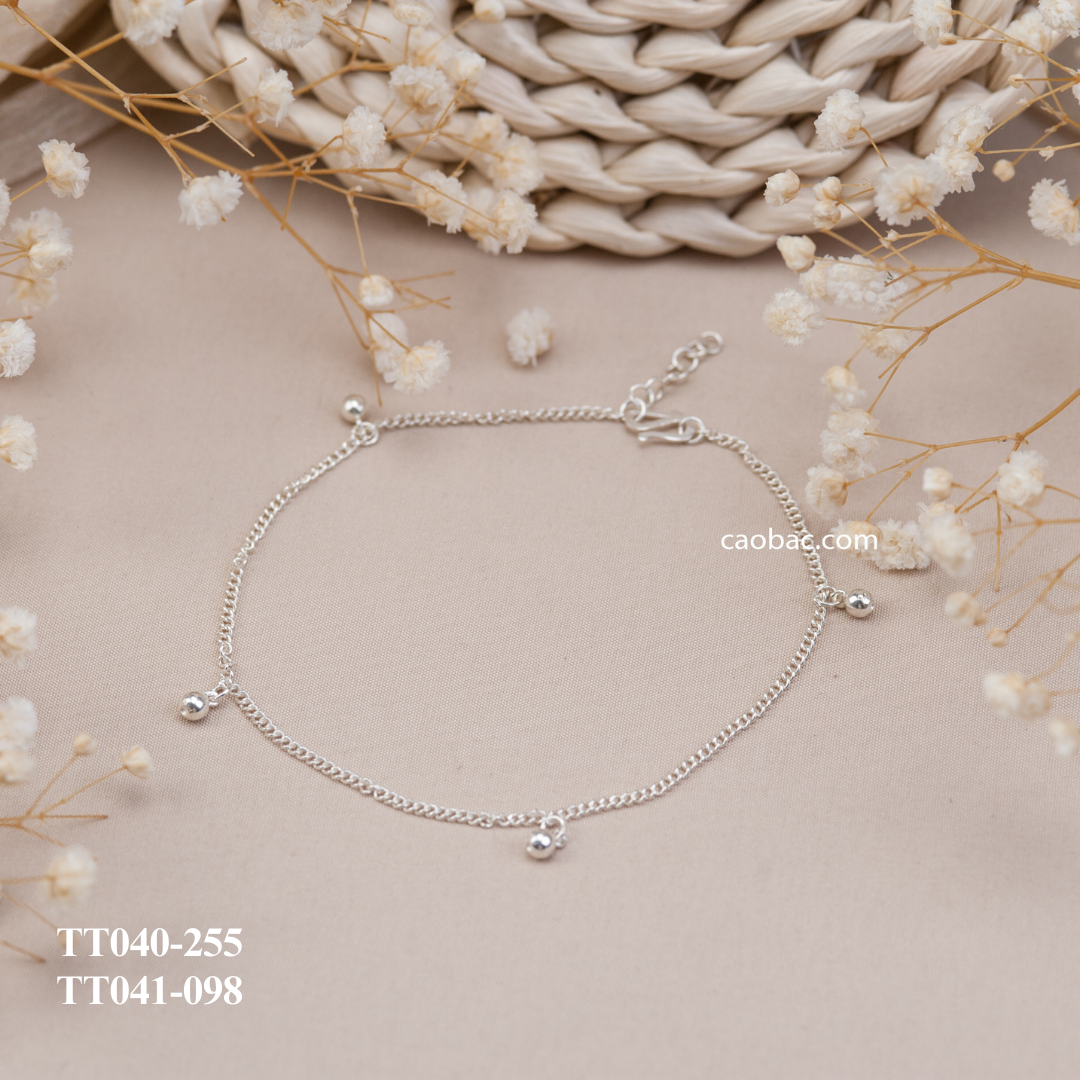  Lắc tay bạc ta bi xích 