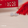 Khuyên bạc ta tim đá ổ đá giữa