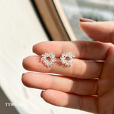  Khuyên bạc ta nguyệt quế đá 