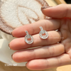 Khuyên bạc ta tròn rỗng thanh dọc