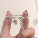  Lắc tay trẻ em bạc ta vảy rồng charm con giáp đáng yêu | Cáo Bạc 