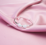  Lắc tay bạc Việt Nam trẻ em hình nơ dễ thương thanh mảnh khắc tên | Cáo Bạc 