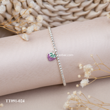  Lắc tay bạc Việt Nam trẻ em bi charm dâu tây dễ thương khắc tên | Cáo Bạc 