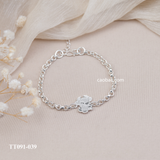  Lắc trẻ em bạc ta mắt tròn con giáp 