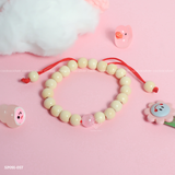  Vòng dâu tằm trẻ em mix đá mã não nhiều màu may mắn | Cáo Bạc 